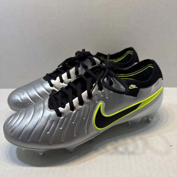 Nike Tiempo Legend 10 Elite Sg Pro Ac P Anti Clog Silver Men Sz 6 HF4375-002